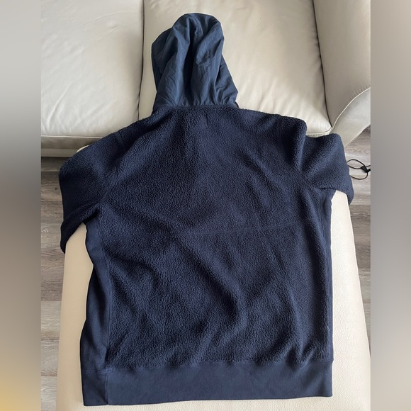 Abercrombie & Fitch Men’s Quarter Zip Teddy Fleece Hoodie - Size XXL - Picture 8 of 11